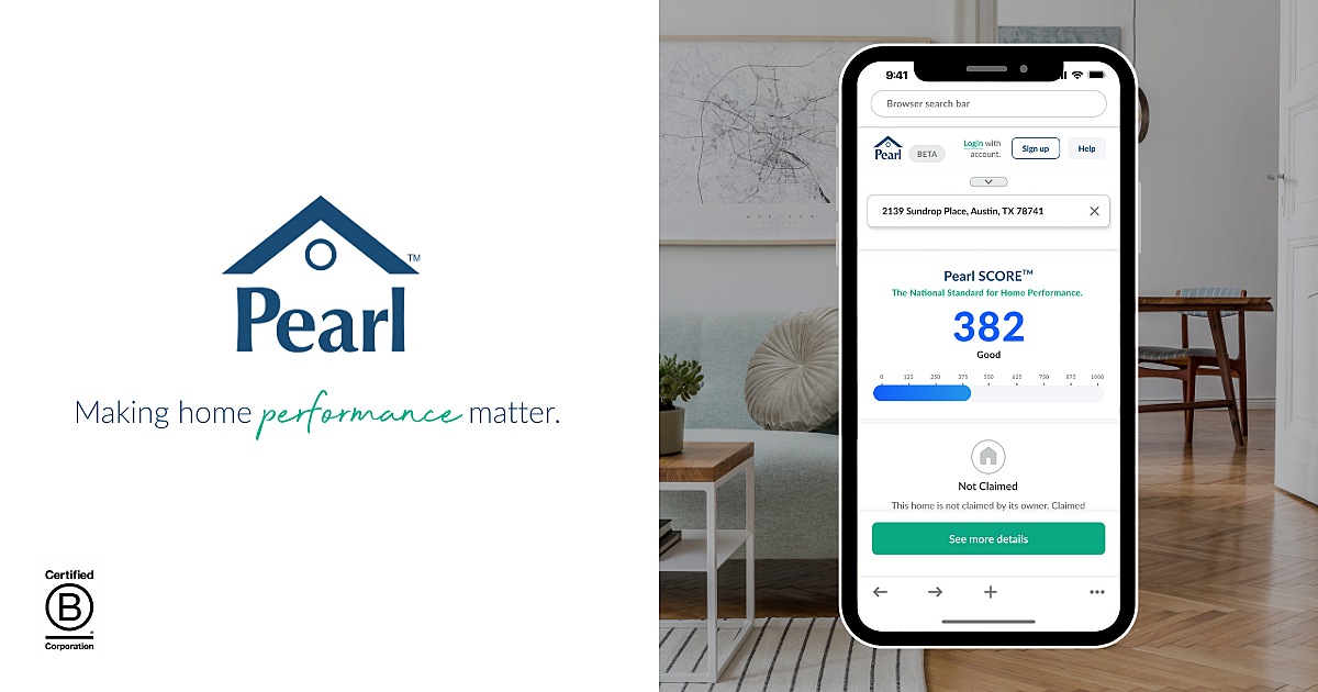 Pearl Certification - Pearl SCORE home performance rating