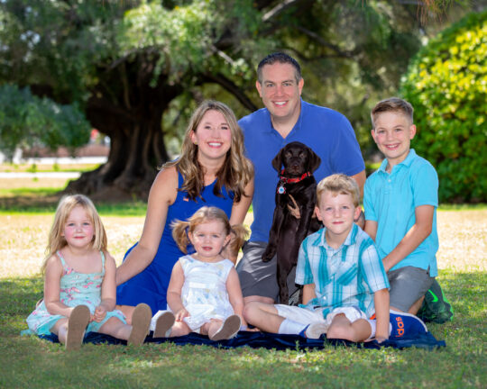RE Success Story camp family portrait