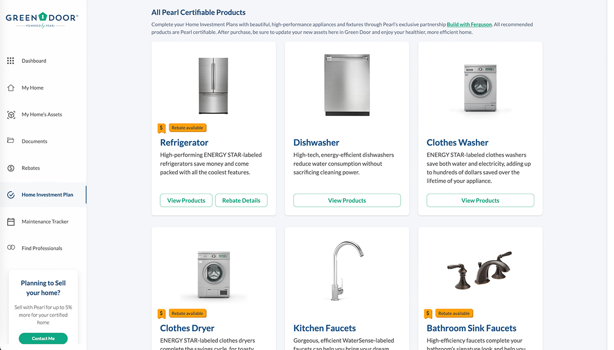 Green Door Certifiable Products W