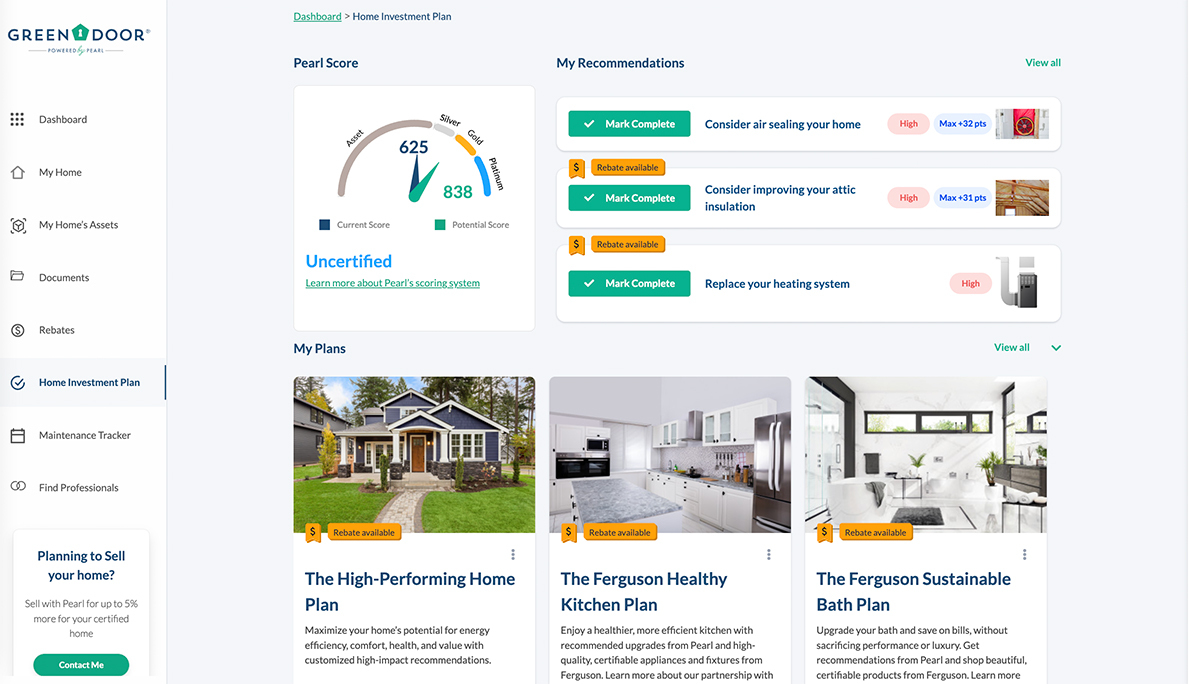 Green Door Home Investment Plan W