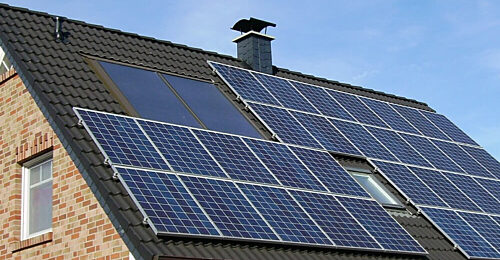 Solarpanel brickhouse