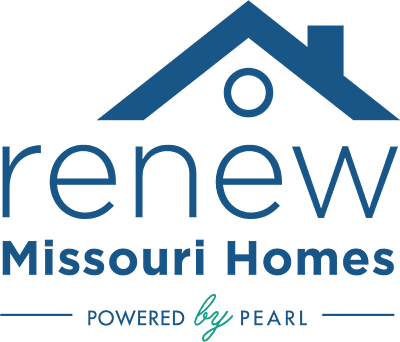 Renew MO Homes Logo Pearl Blue